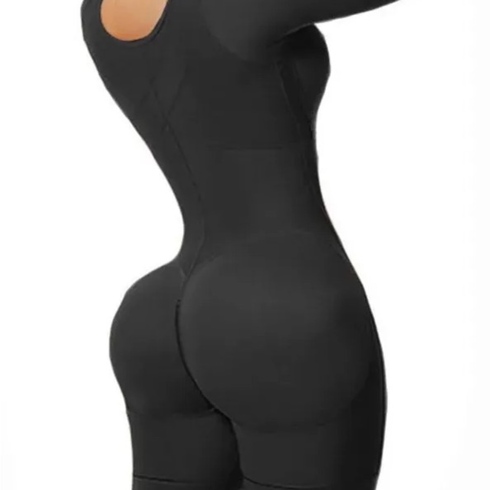 Black Body Shaper with Zipper butt lifting - Picture 2 of 2